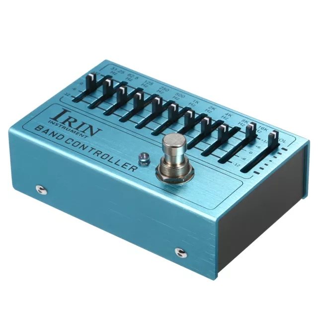 IRIN 10-Band-EQ-Gitarreneffektpedal -Gitarren-Equalizer mit True Bypass S7I0