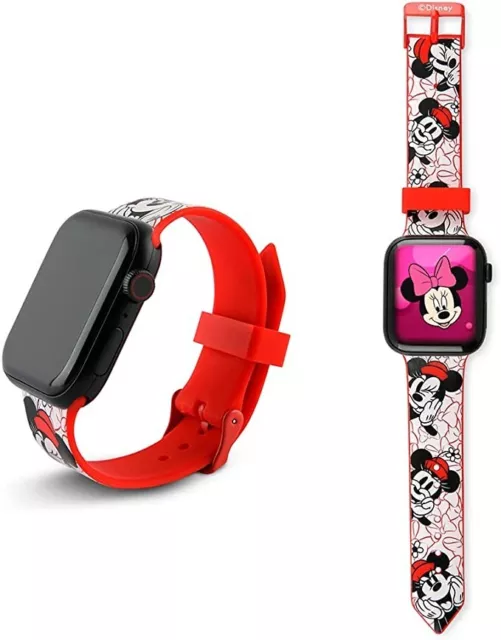 Minnie Mouse Wrist Band for Apple Watch 1 thru 7 Fits 38/40mm Disney by IJOY