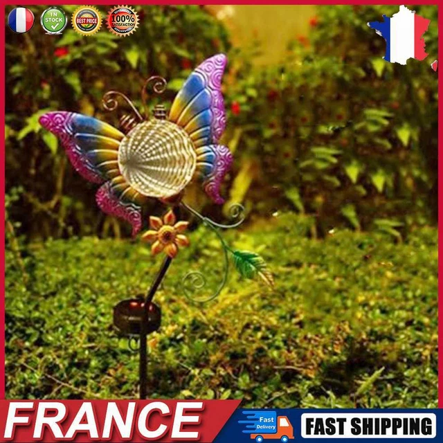 LED Solar Decorative Pathway Landscape Lights Waterproof for Garden (Butterfly)