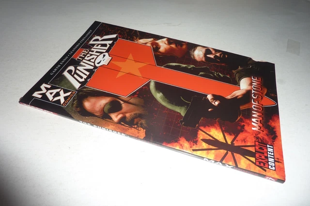 THE PUNISHER Marvel MAX Vol. 7 MAN OF STONE TPB 2008 4th NM- Garth Ennis 2