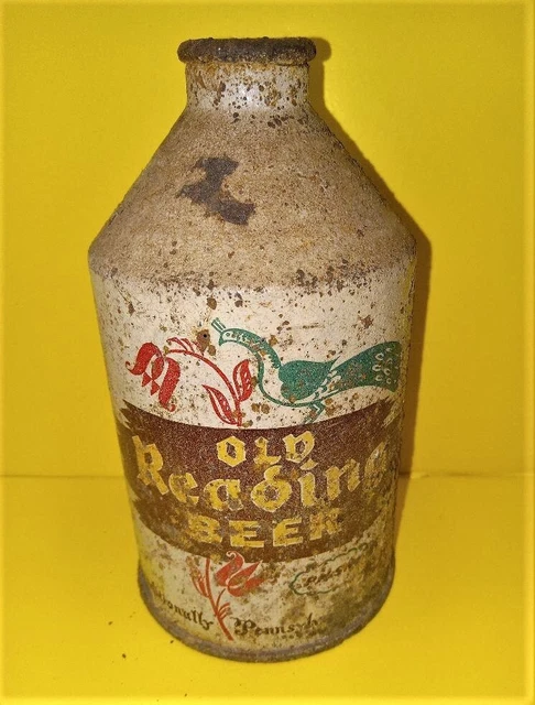 Off grade Old Reading Cone Top  Beer Can.