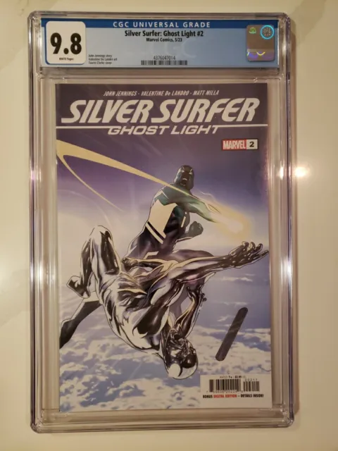 Silver Surfer Ghost Light 2 CGC 9.8 Marvel Comics 2023