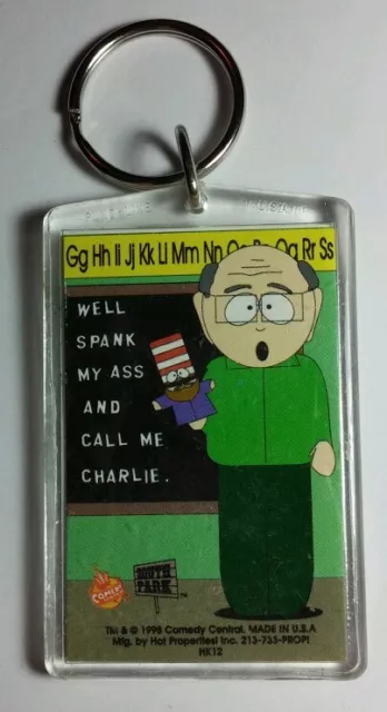 As-Is South Park Spank My Ass And Call Me Charlie Mr Harrison Key Chain Keychain
