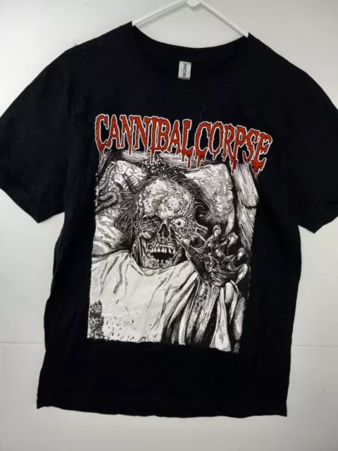 Cannibal  Corpse  T- Shirt Adult Medium Black Short Sleeve NWT $22.90 Hot Topic