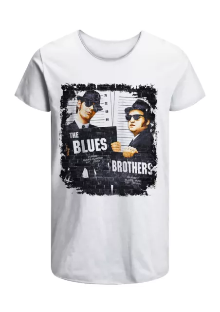 T-Shirt Blues Brothers Cinema Uomo Abbigliamento 100% Cotone Taglia da S a XXL
