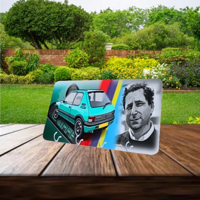 PORTE-CLÉ PEUGEOT CUIR + COUTURES PEUGEOT 309 205 GTI CTI RALLYE