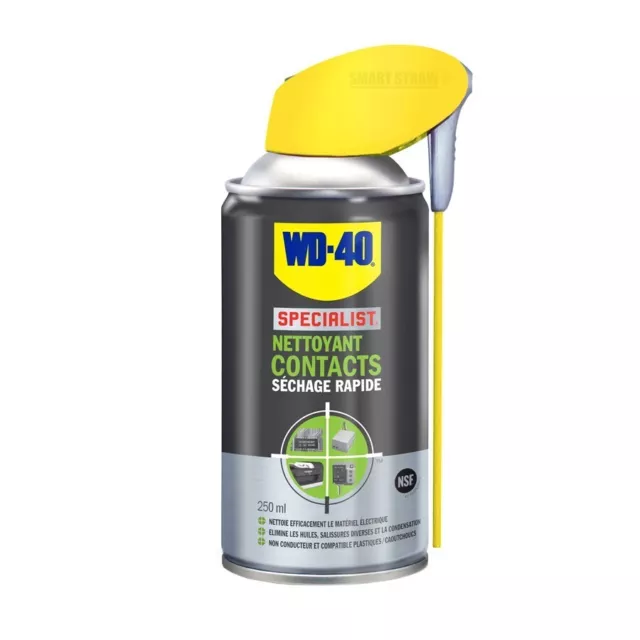 Nettoyant Contacts WD-40 Specialist 250 ml - Spray Double Position