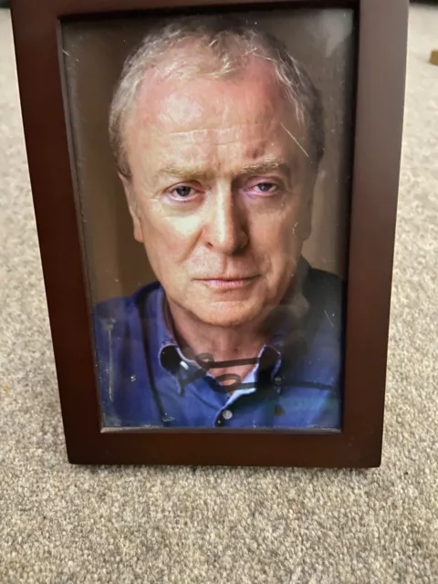 Michael Caine Authentic Hand signed Framed Photo- Autograph