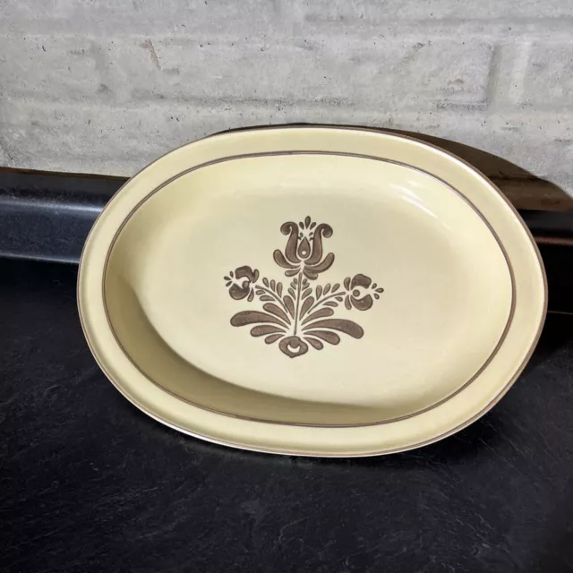 Pfaltzgraff Village Stoneware Oval Serving Platter 14.5 Inches By 10 Inches