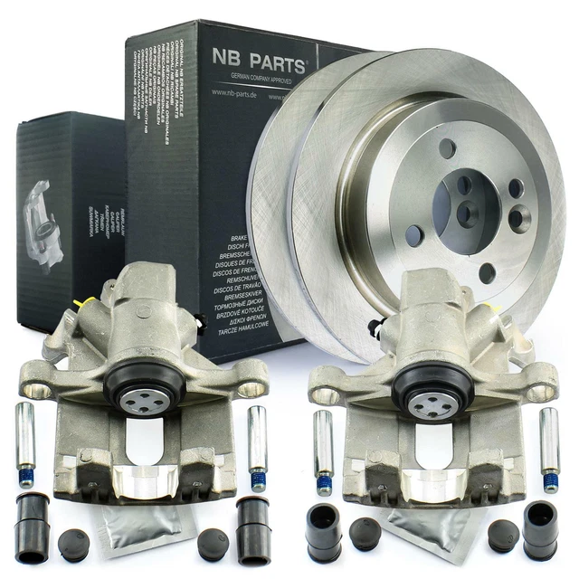 Kit Frein Arrière NB PARTS – 2 Disques + 2 étriers (ATE), Compatible Peugeot (réf. 10069741)