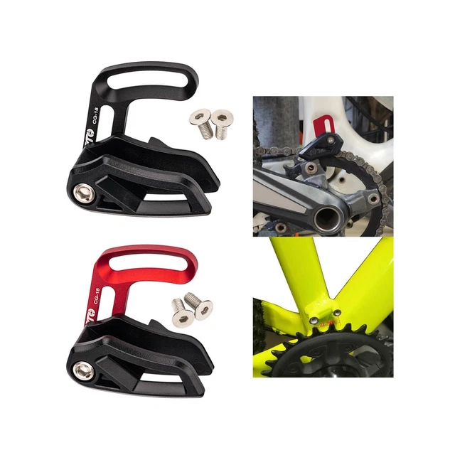 Guide-chaîne VTT En Alliage Alu – Pour ISCG03/ISCG05, Mono Plateau 32-38T – CNC, Noir (DH, Enduro)