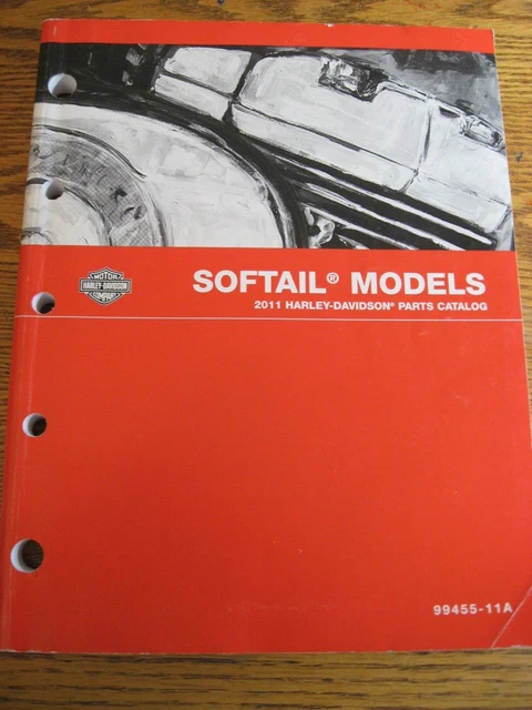2011 Harley-Davidson Softail Parts Catalog Xlnt