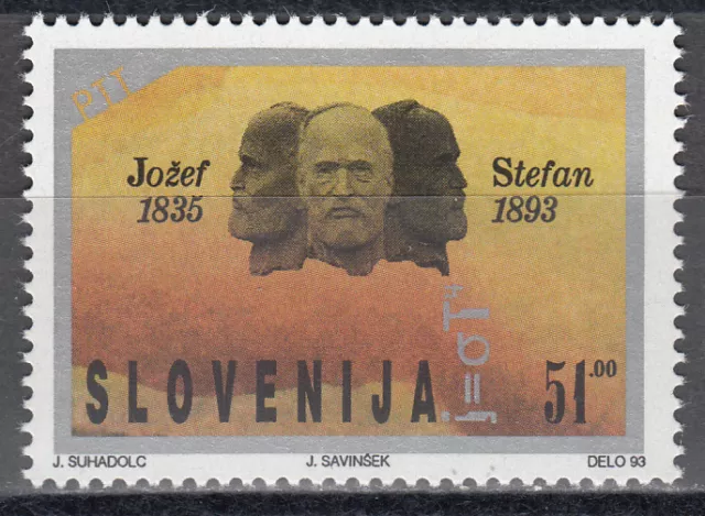 Slowenien / Slovenija Nr. 38** 100.Todestag von Jozef Stefan