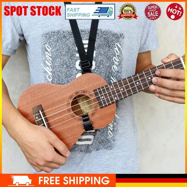 Verstellbare Nylon Neck Strap Sling mit Haken für Ukulele Gitarre Mandoline