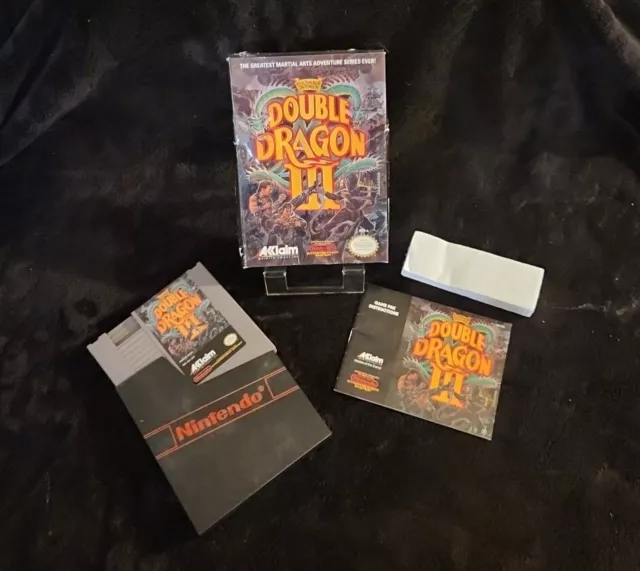 Double Dragon III: Sacred Stones (NINTENDO NES 1990) CIB