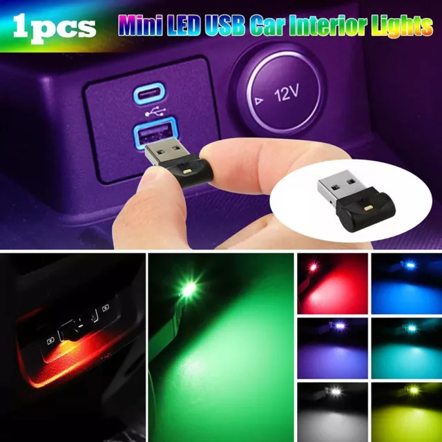 Mini USB LED Licht Auto Interieur Neon Atmosphäre Umgebungslampe