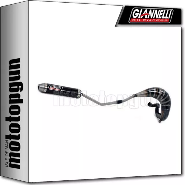 Giannelli Scarico Completo Hom Nocat Enduro 2T Carbonio Yamaha Dt 50 R 2007 07