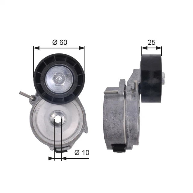 Tendeur De Courroie (Courroie D'accessoire) Peugeot 206 3/5 Portes 1.4 I