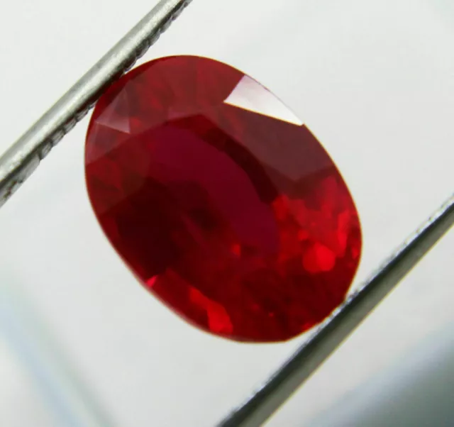 9.60 Ct Certified Natural Burma Ruby Oval Shape Loose Gemstone