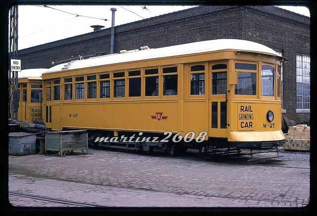 (Ym) Orig. Traktion/Trolley Gleite Ttc (Toronto, Ein) W-27 Schienenschleifwagen