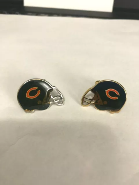 Chicago Bears Discontinued Cufflinks Dated On Back 1996