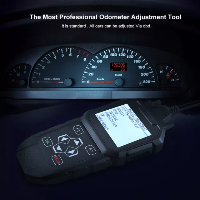 OBDPROG Car Mileage Adjustment Odometer Correction OBD2 Scanner Diagnostic Tool 2