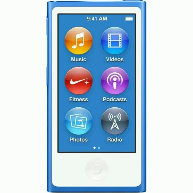 🔥New Apple iPod nano 7th Generation Blue 16GB Sealed Retail Box🔥