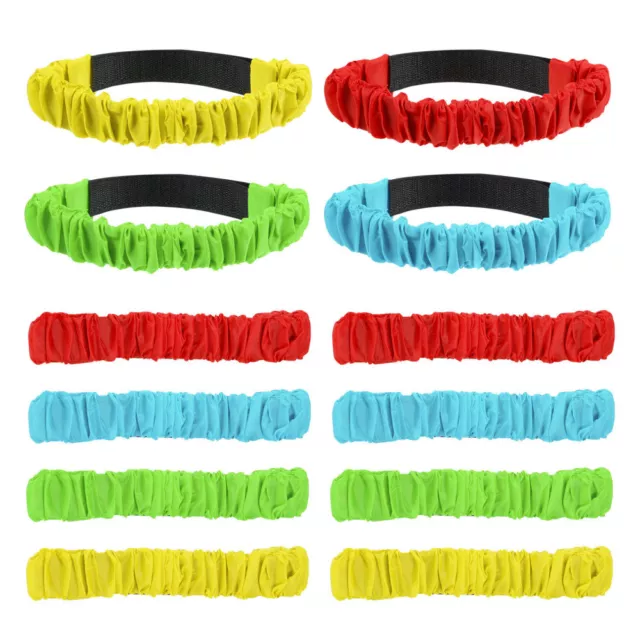 12pc 3-Legged Race Bands Elastic Tie for Family, Friends, Parties & Games-