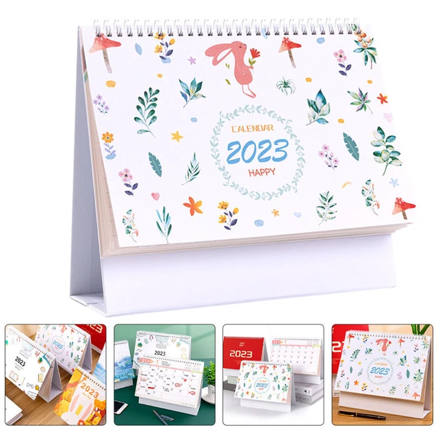 2023 2023 CALENDAR desk Flip Calendar Table Calendar Decorate Paper Office £14.93 PicClick UK