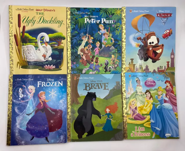 Lot of 6 Childrens Coloring Books Disney Princess My Little Pony Frozen  Shopkins