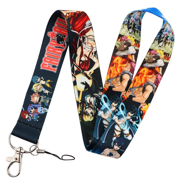 FAIRY TAIL ANIME Series Characters Themed ID Badge Holder Lanyard 5.99