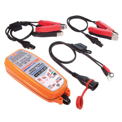 TecMate Chargeur Optimate 5 12V 4A pour batterie moto 12v à partir de 15ah 
