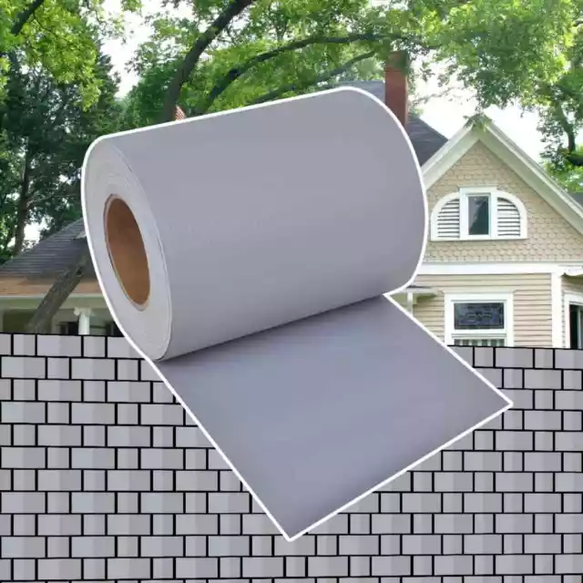 Écran d'intimité de jardin PVC 70 x 0,19 m Gris clair