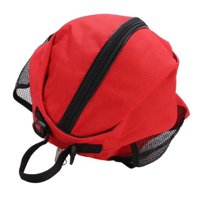 Round Mesh Basketball Bags Oxford Cloth Football Storage Pouch For Indoor Exerci