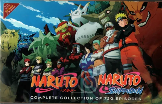 NARUTO SHIPPUDEN ( BOX 1 ) - ANIME TV SERIES DVD BOX SET (1-160 EPS) (ENG  DUB)