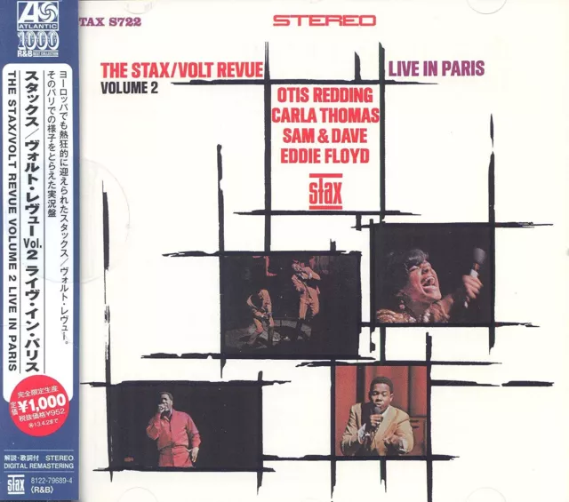 The Stax/Volt Revue Volume 2 Live In Paris CD NEW SEALED Obi Strip Otis Redding+