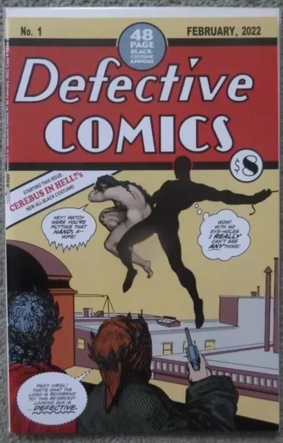 Cerebus-Defective Comics #1/One Shot.dave Sim.aardvark 2022 1St Print.nm.in Hell