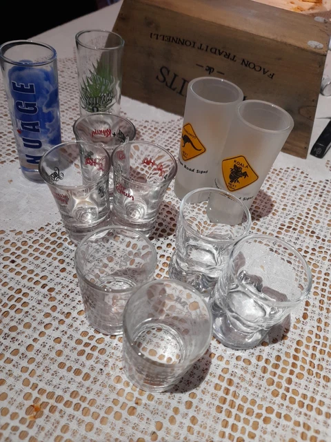 Lot De 6 Verres à Shot Aguacana - Verres à Liqueur Publicitaire - Occasion