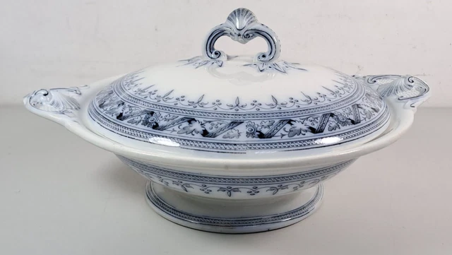 Boch Mettlach Villeroy Und Boch Stempel Bedeutung VILLEROY& BOCH METTLACH " Lina " antike Suppenterrine Stempel 13 Zacken