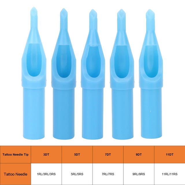 50pcs Tattoo Needle Tips Set Independent Packaging Disposable Tattoo Needle Ti#