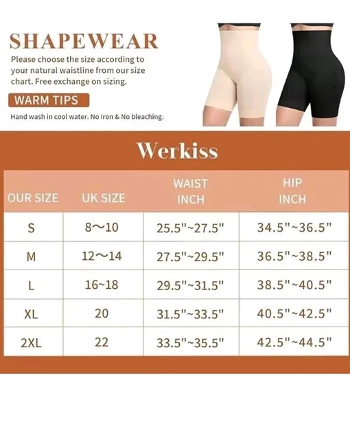 WERKISS SHAPEWEAR 4 Women Tummy Control Knickers High Waisted Body