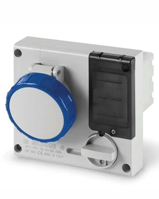 Prise Interbloccable De Tableau Bticino CBC416/53 - 16A, 400V, 3P+N+T, IP55 - Neuf