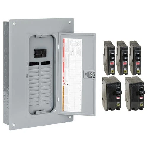 100-Amp 24-Space 24-Circuit Main Breaker Plug-On Neutral Load Center Value Pack