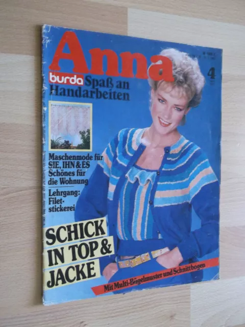 Anna; Burda - Spass an Handarbeiten; Heft 4/1983; Kunststricken u.a.