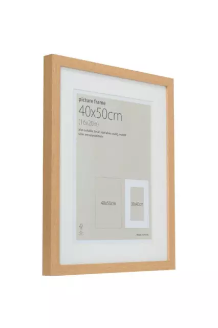 Grey Single Picture frame (H)44cm x (W)34cm