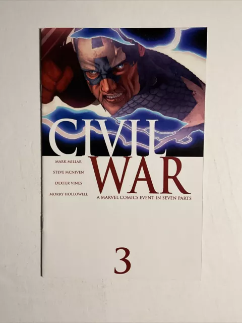 Civil War #3 (2006) 9.4 NM Marvel High Grade Comic Book McNiven Cover