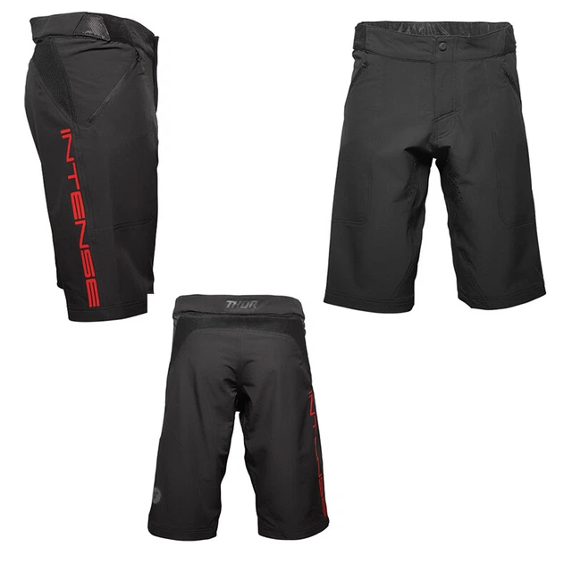 2023 Mens Cycling Thor Intense MTB Black/Gray/Red Short - Pick Size