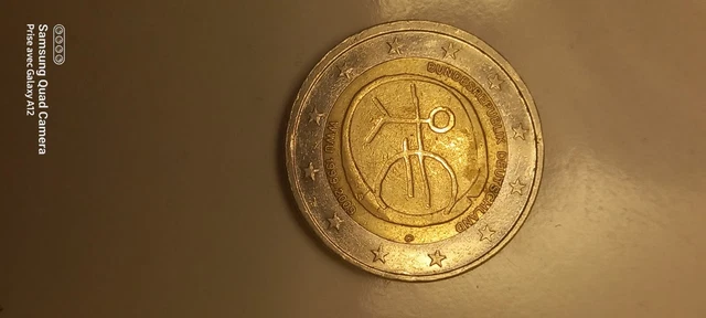 Pièce de 2 euros rare bonhomme Allemande (G)