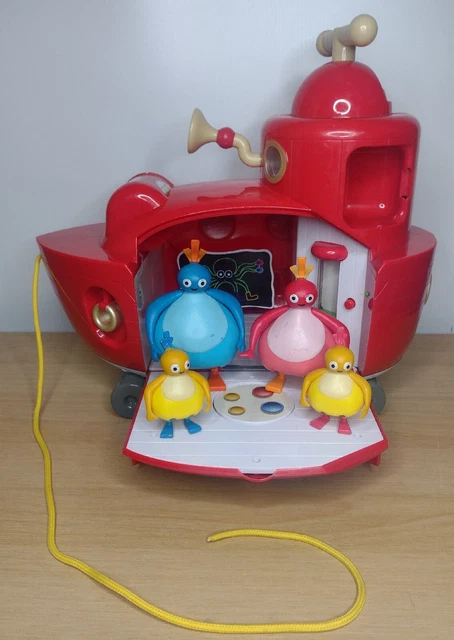 CBEEBIES TWIRLYWOOS BIG RED BOAT Working Sounds And Lights & 4 Figures ...