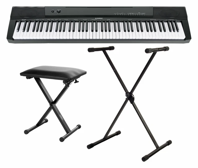 Clavier Arrangeur Synthés Piano Numerique 88 Touches Set Support & Banquette